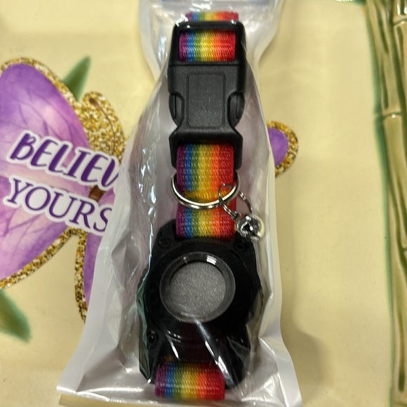 Cat Dog Collar,Integrated GPS Dog Collar with Bells and Apple AirTag Holder,Ligh - Picture 6 of 9